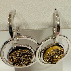Frederic Duclos Druzy Quartz Earrings - NEW / SALE